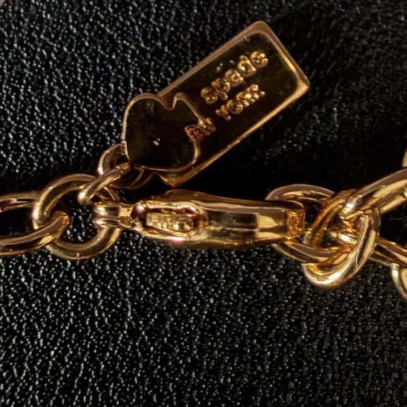 KATE SPADE NY Vegas Jewels Green and Gold Statement Necklace NWT - Picture 3 of 8